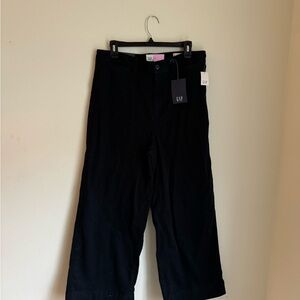 GAP Black Wide-Leg Pants